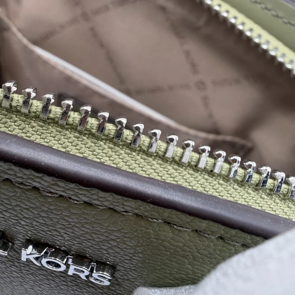 Michael Kors Thyme Green XS Leather Satchel Crossbody NWT - Picture 8 of 10